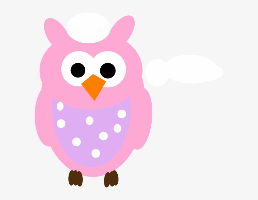 Pink Owl Png - Clip Art, transparent png #3186802