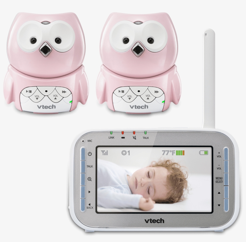 2 Camera Owl Full Color Video Monitor With Automatic, transparent png #3186870