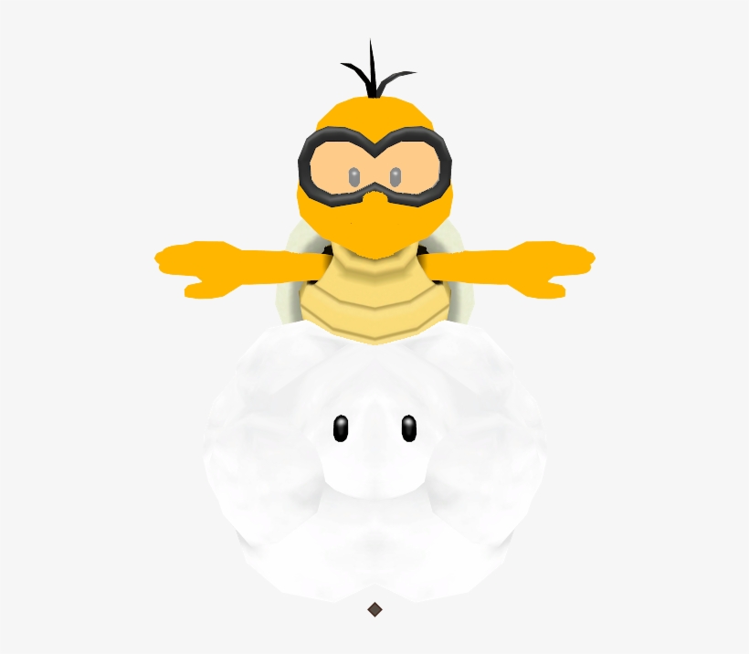 Download Zip Archive - Lakitu Mario Party 9, transparent png #3186872