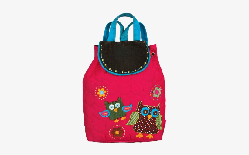 Signature Pink Owl Quilted Toddler Backpack By Stephen - Stephen Joseph Signature Quilted Backpack, Owl, transparent png #3186965