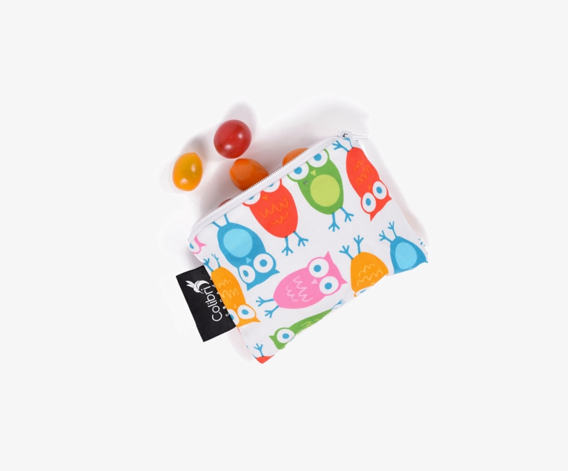 Pink Owls Reusable Snack Bag - Urban Zoologie - Owls - White (aak-10348-1) Yard, transparent png #3186985