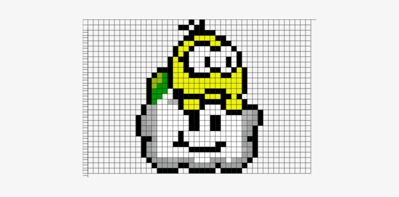 Lakitu Pixel Art 8 Bit Kunst, Pixel Kunst, Kreuzworträtsel, - Mario Lakitu Pixel Art, transparent png #3186987