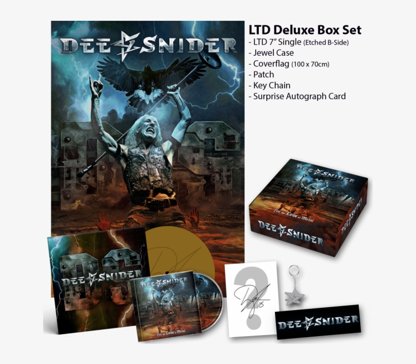 Dee Snider For The Love Of Metal, transparent png #3187026