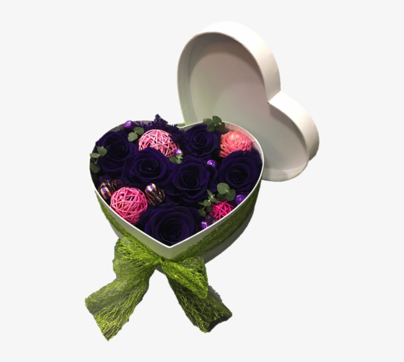 Preserved Rose Heart Box - British Columbia, transparent png #3187099