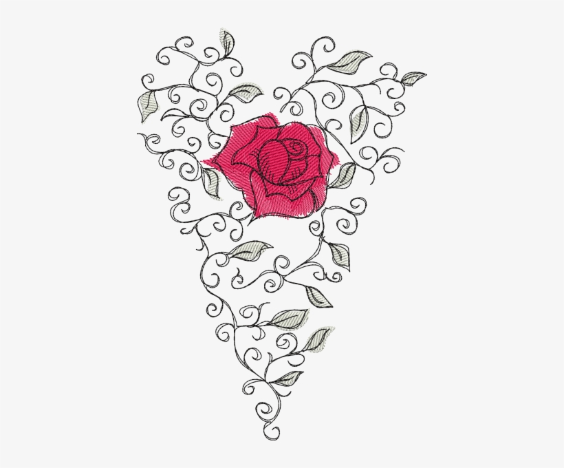 Rose Heart Romantic - Romance, transparent png #3187186