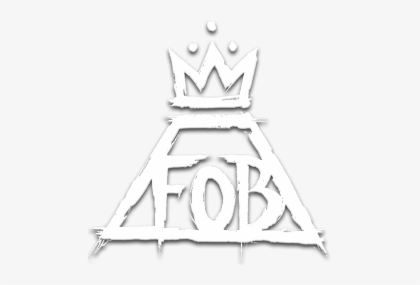 Fall Out Boy Logo - Fall Out Boy Logo White, transparent png #3187241