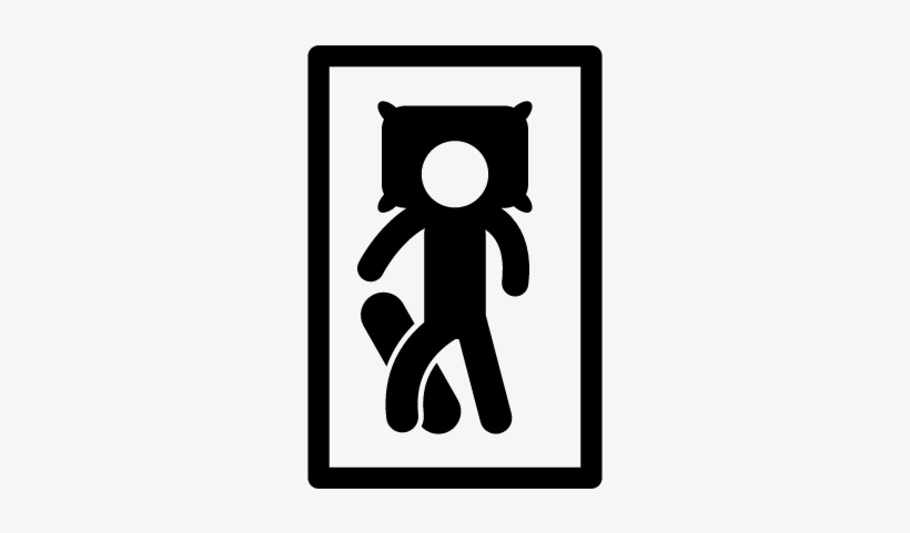 Man Lying On A Bed From Top View Vector - Cigna 360 Wellbeing Survey, transparent png #3187933
