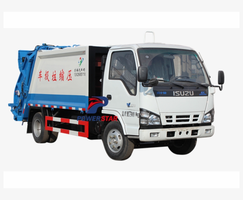 Hydraulic Pressed Garbage Truck Isuzu Brand Compactor - Isuzu, transparent png #3188351