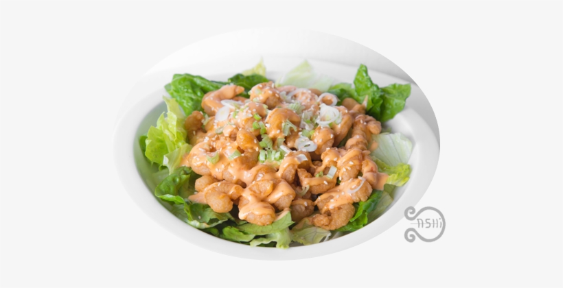 Notes Dynamite Shrimp Salad Romaine Lettuce, Fried - Salad, transparent png #3188793