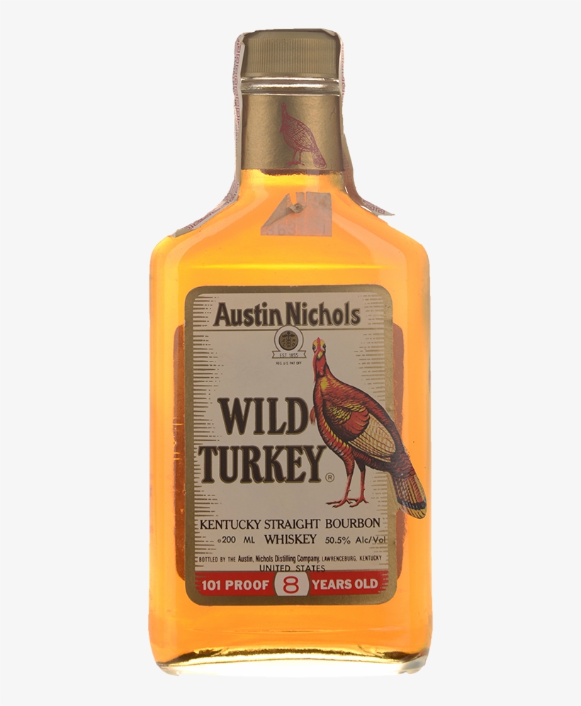 Wild Turkey 8yo 101 Proof - Wild Turkey Bourbon, transparent png #3189037