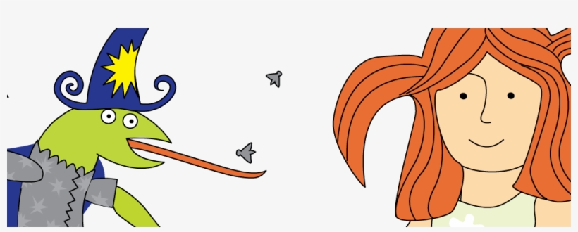 Top Of Page 1 Drawing Of Wizard Lizard Catching Flys - Drawing, transparent png #3189139