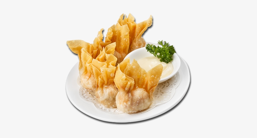 Crispy Shrimp & Pork Wonton 炸馄饨 - Burritos De Pollo Y Queso, transparent png #3189286