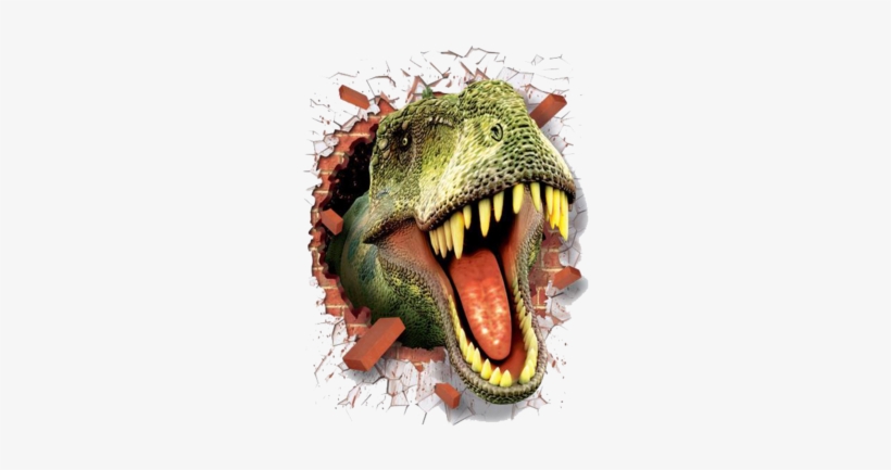 3d Stickers [miaiden™] 3d Stickers [miaiden™] - 3d Dinosaur Wall Decors Home Wall Stickers, transparent png #3189331