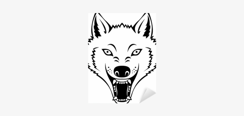 Angry Wolf Tattoo, transparent png #3189429