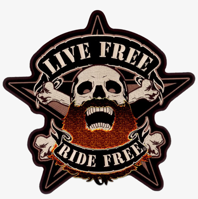 [ Img] - Patch Live Free Ride Free, transparent png #3189627
