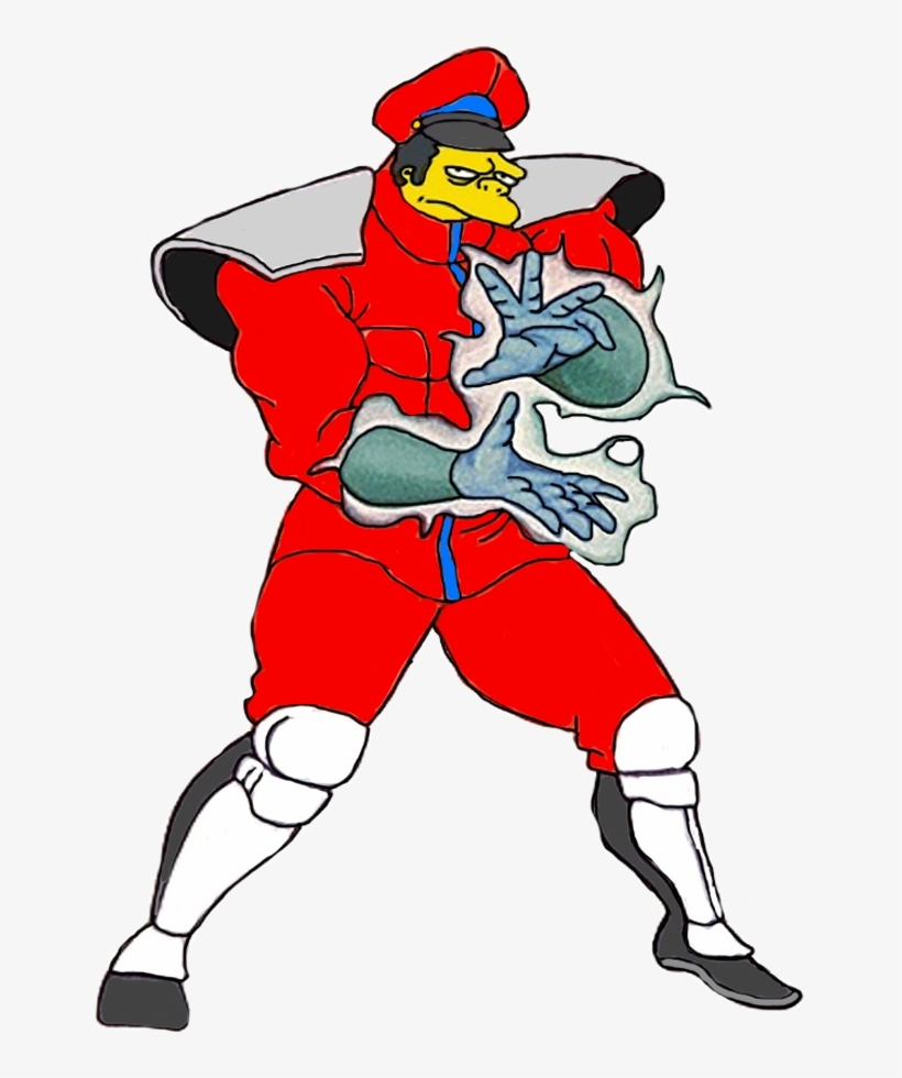 Moe Szyslak As M - Vega Street Fighter 2, transparent png #3189956