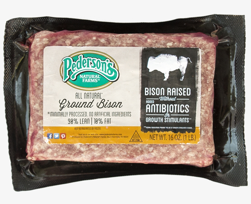 All Natural Ground Bison - Pederson Natural Farms Inc., transparent png #3190221