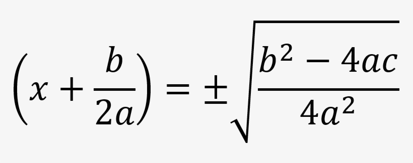 To Attain Equation - Formula Cuadratica Png, transparent png #3190411