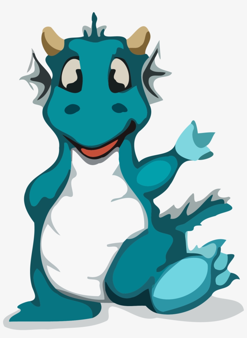 Dragon Hello Clipart Png - Dragon Pet Cartoon, transparent png #3190458