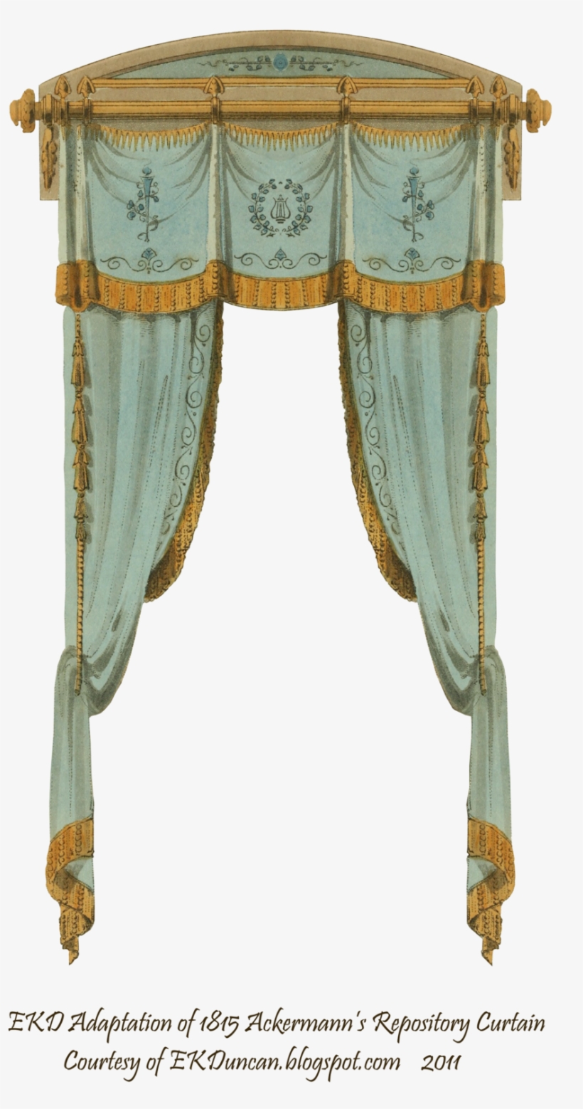 Go To Image - Vintage Curtain Png, transparent png #3190465
