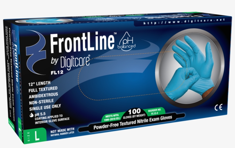 Digitcare Frontline Nitrile Gloves - Digitcare Corporation, transparent png #3190538