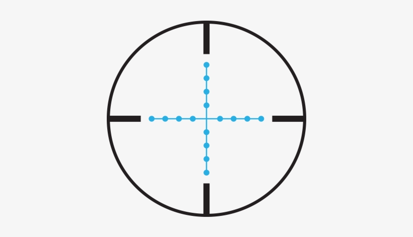 Reticle, Mil-dot - Mil Dot Png, transparent png #3190832