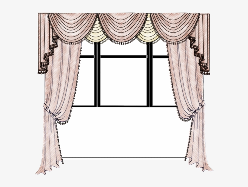 Painting Curtains, Window Curtains, Curtain Hardware, - Curtain, transparent png #3190942