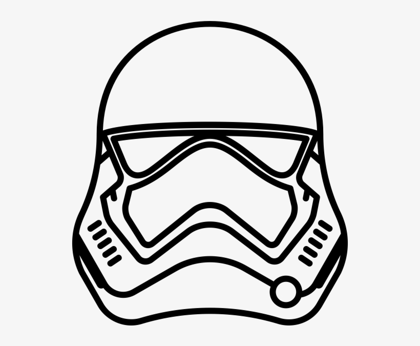 First Order Stormtrooper Rubber Stamp - Stormtrooper Icon, transparent png #3191007