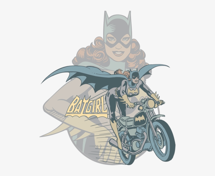 Dc Comics Batgirl Biker Men's Slim Fit T-shirt - Batgirl T Shirt, transparent png #3191025