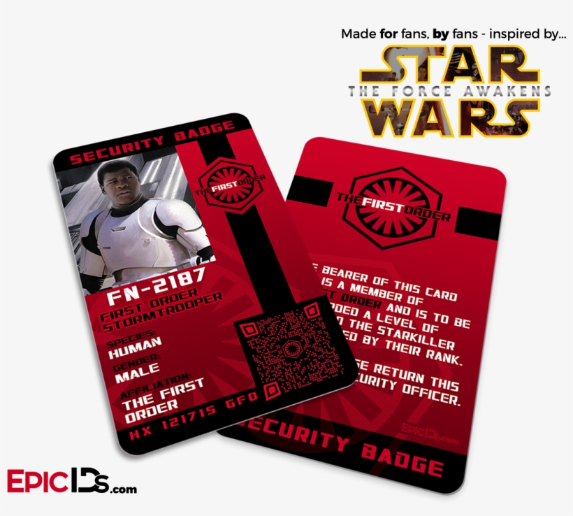 Star Wars Tfa Inspired - Poe Dameron Id Card, transparent png #3191032