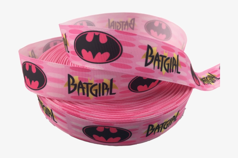 Pink Batgirl Grosgrain Ribbons 7 - Belt, transparent png #3191140