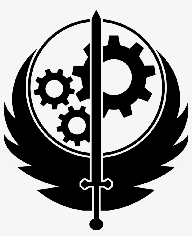 Fallout 4 Brotherhood Of Steel Logo, transparent png #3191196