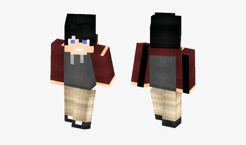 Damian Wayne No Suit - Minecraft Anime Boy Skin, transparent png #3191283