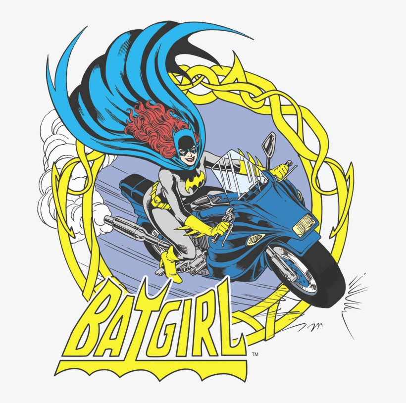 Product Image Alt - Kids T-shirt: Juvenile: Batman - Batgirl Motorcycle,, transparent png #3191382