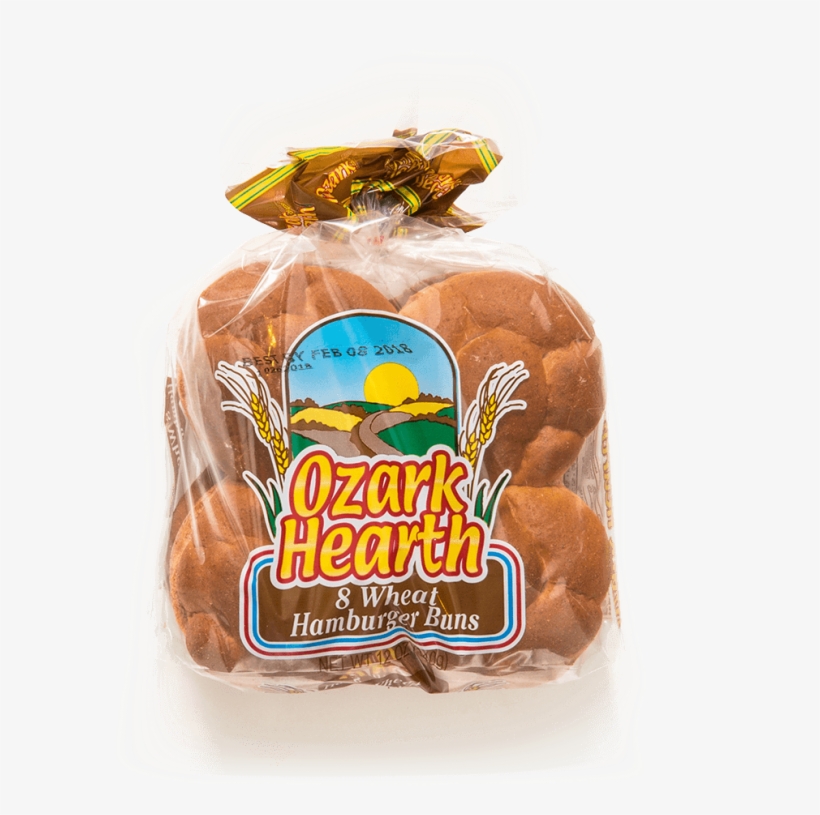 Ozark Hearth 8 Wheat Hamburger Buns - Ozark Hearth Hot Dog Buns - 8 Buns, 12 Oz, transparent png #3191444
