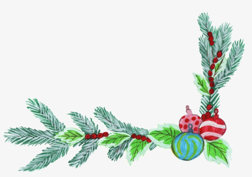 Christmas Corner Decorations Png - Portable Network Graphics, transparent png #3191654