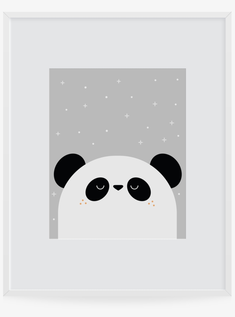 Panda Bear Art Print - Cartoon, transparent png #3191938