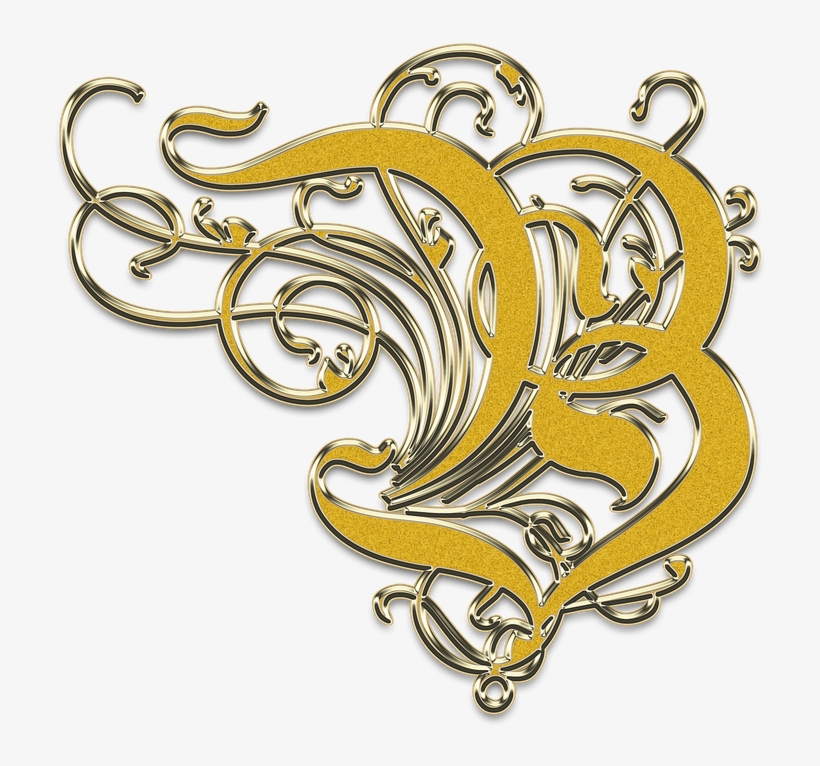 Letter, B, The Letter B, Monogram, Vintage, Antiquity - Letter, transparent png #3191939