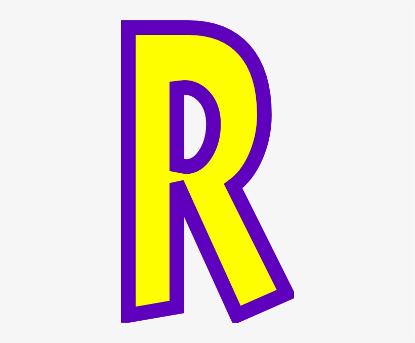Letter R Clip Art - Word Art Letter R, transparent png #3192447