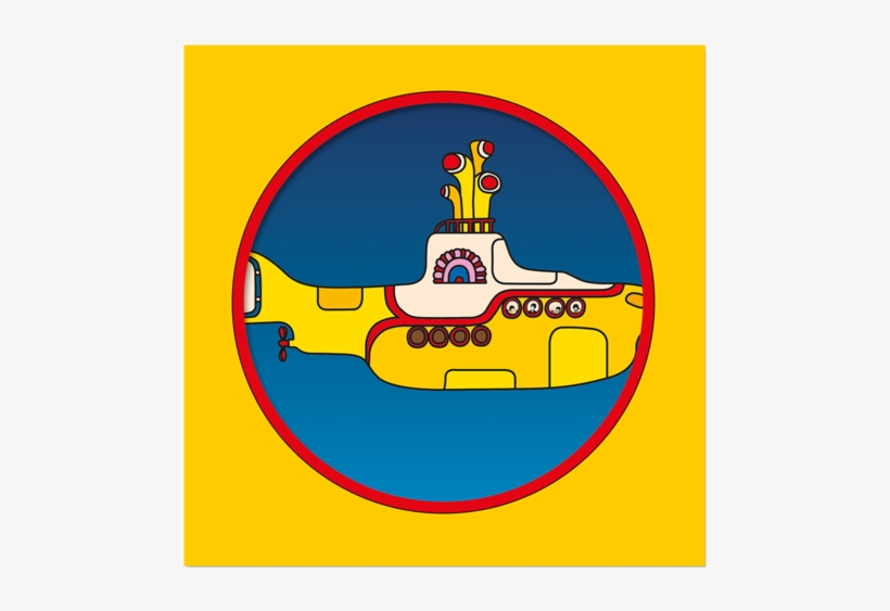 Limited Edition Yellow Submarine 50th Anniversary 7” - Yellow Submarine Picture Disc, transparent png #3192647