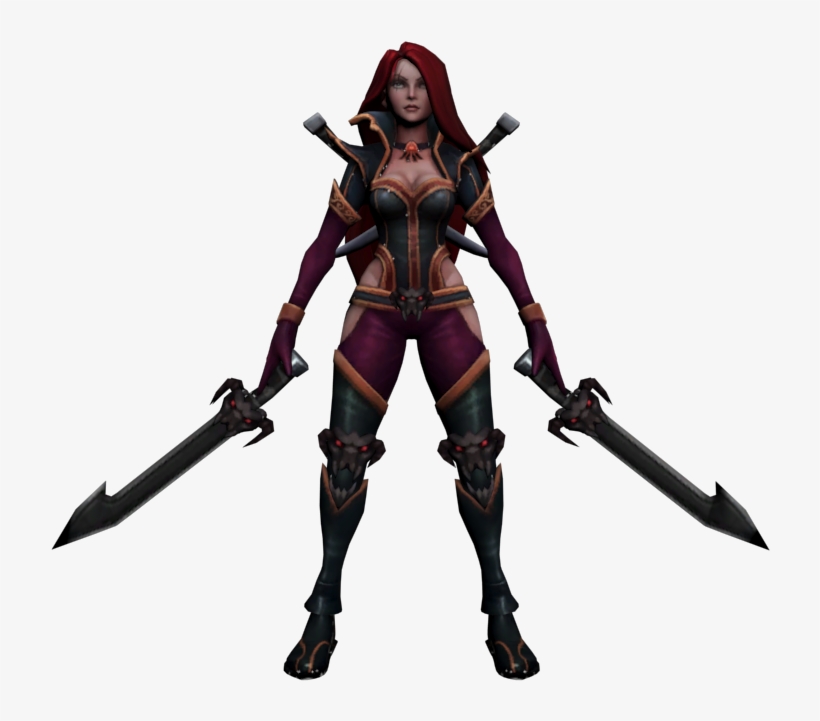 Download Zip Archive - League Of Legends Katarina Models, transparent png #3192674