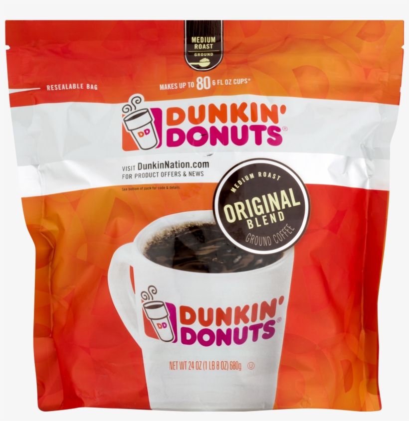 Dunkin Donuts Ground Coffee Original Blend, transparent png #3193238