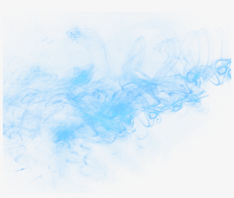 Ftestickers Mist Smoke Fog Blue - Efeito Fumaça Azul Png, transparent png #3193261