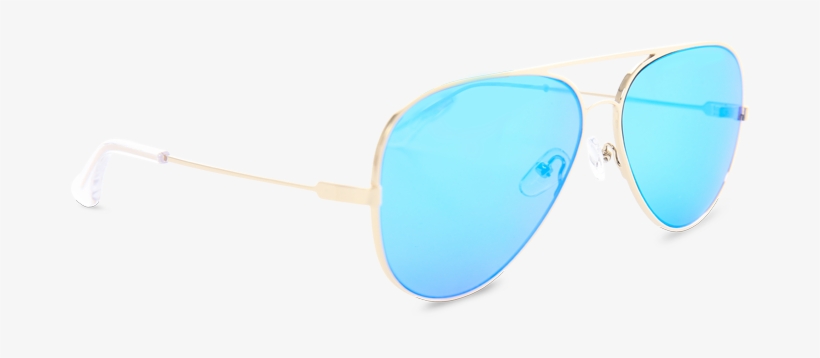 Blue Mirror "fog Cutter" Aviator Sunglasses - Aviator Sunglasses, transparent png #3193417