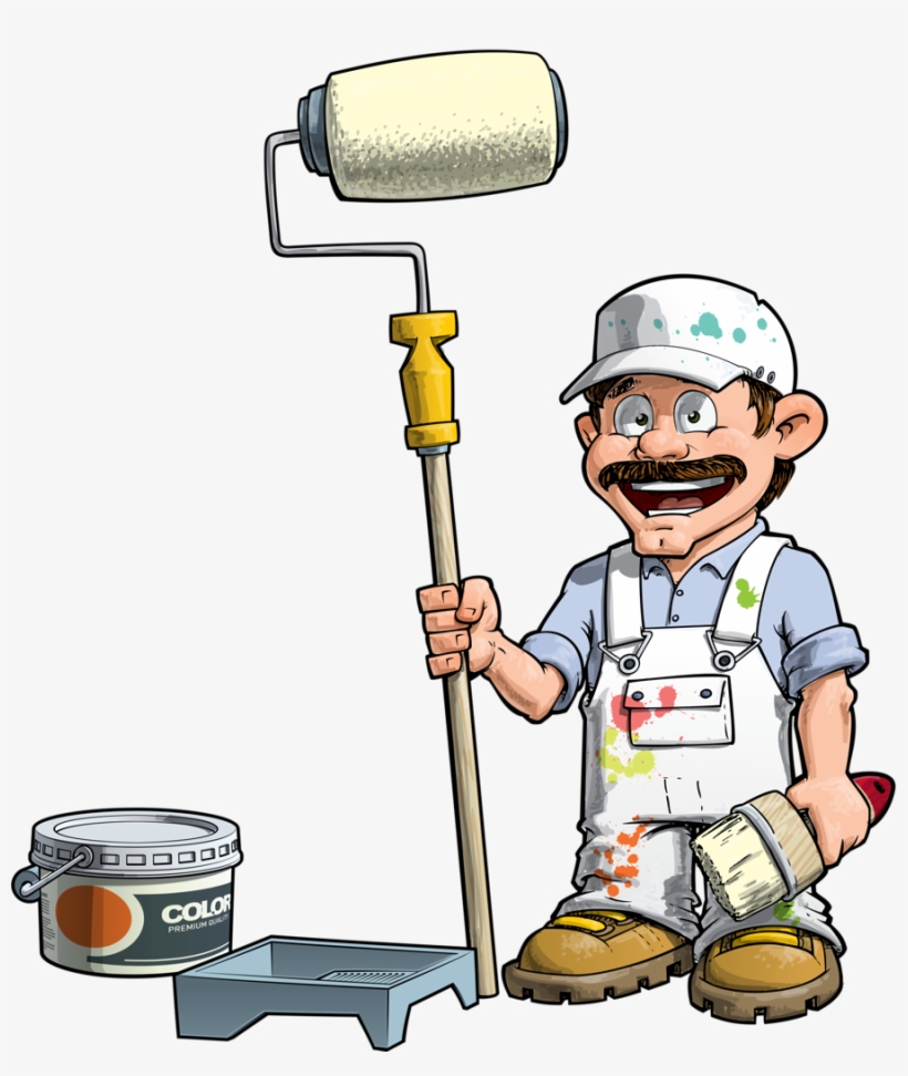 Profissões E Ofícios - Clipart Painter And Decorator, transparent png #3193742