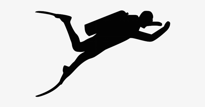 Scuba Diving Juniors Establish Handyman Service - Scuba Diver Silhouette, transparent png #3193839