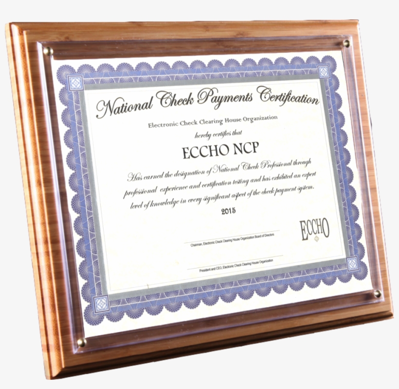 Certificate Frame Clear With Certificate - Picture Frame, transparent png #3193866