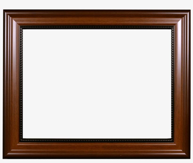 Walnut With Bead Certificate Frame Made At Wyman Frame - Vintage Frame, transparent png #3194050