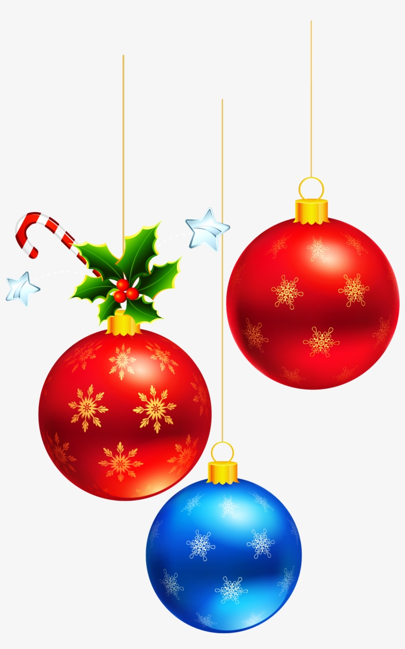 Hanging Christmas Ornament Png Transparent Download - Christmas Balls Clipart Transparent, transparent png #3194662