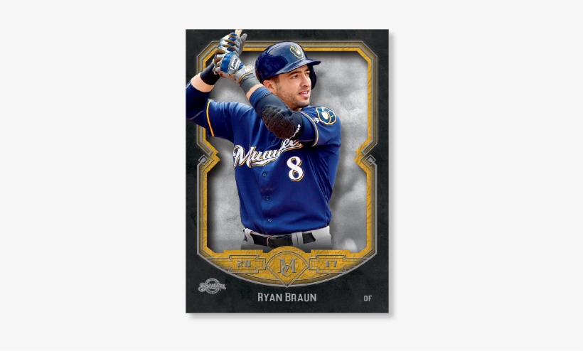 Ryan Braun 2017 Topps Museum Collection Base Poster - Baseball Player, transparent png #3195248
